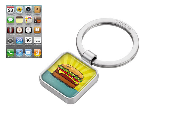 APP KEYRING BURGER