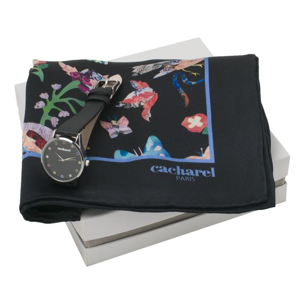 Set Cacharel : Foulard + Montre pour entreprise