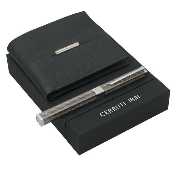 Set Cerruti 1881 : Portefeuille + Stylo publicitaire