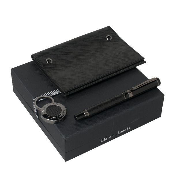 Set Christian Lacroix : Porte-clefs + Couverture + Stylo pour entreprise