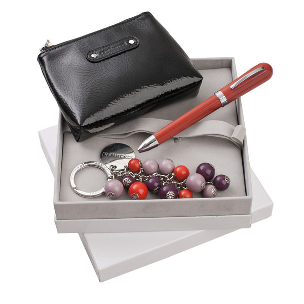 Set CACHAREL : Porte-clef + Trousse + CSN1574