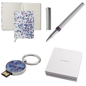 Set Cacharel : Clé USB + Carnet + Stylo pour entreprise 1