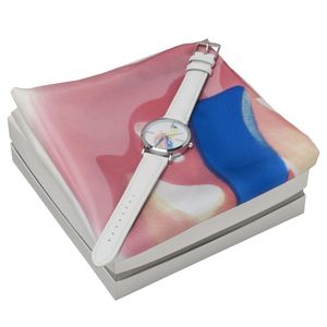 Set Cacharel : Foulard + Montre promotionnel 1