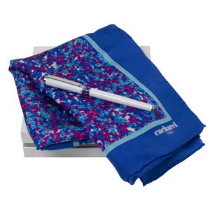 Set Cacharel : Foulard + Stylo avec logo