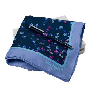 Set Cacharel : Foulard + Stylo personnalisé