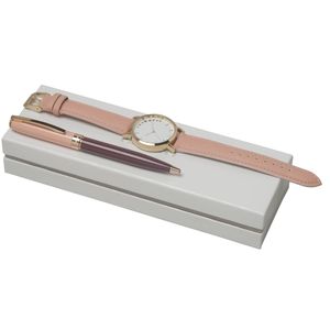 Set Cacharel : Montre + Stylo personnalisable