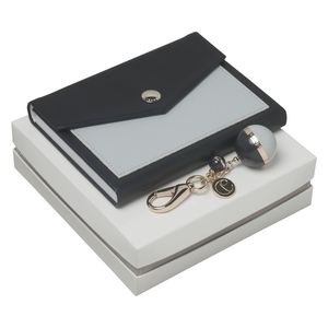 Set Cacharel : Porte-clefs + Carnet personnalisable