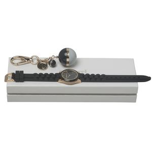 Set Cacharel : Porte-clefs + Montre personnalisable 1