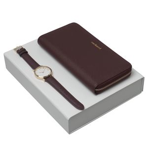 Set Cacharel : Portefeuille + Montre publicitaire 1