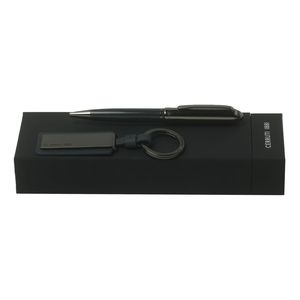 Set Cerruti 1881 : Porte-clefs + Stylo avec logo 1