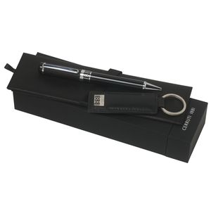 Set Cerruti 1881 : Porte-clefs + Stylo personnalisé 2