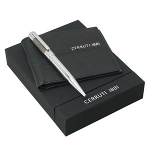 Set Cerruti 1881 : Portefeuille + Stylo avec logo 2