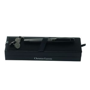 Set Christian Lacroix : Boutons de manchette + Stylo personnalisable