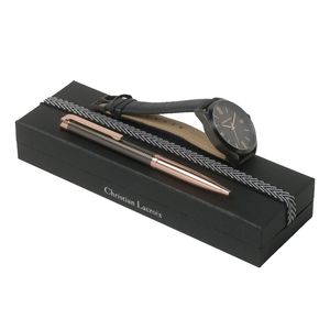 Set Christian Lacroix : Montre + Stylo personnalisable 1