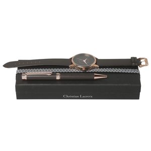 Set Christian Lacroix : Montre + Stylo publicitaire