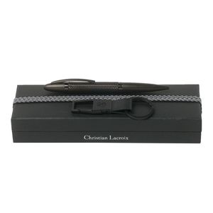 Set Christian Lacroix : Porte-clefs + Stylo personnalisé