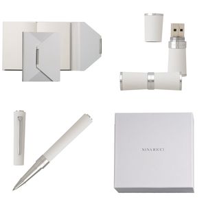 Set Nina Ricci : Clé USB + Carnet + Stylo pour entreprise 1